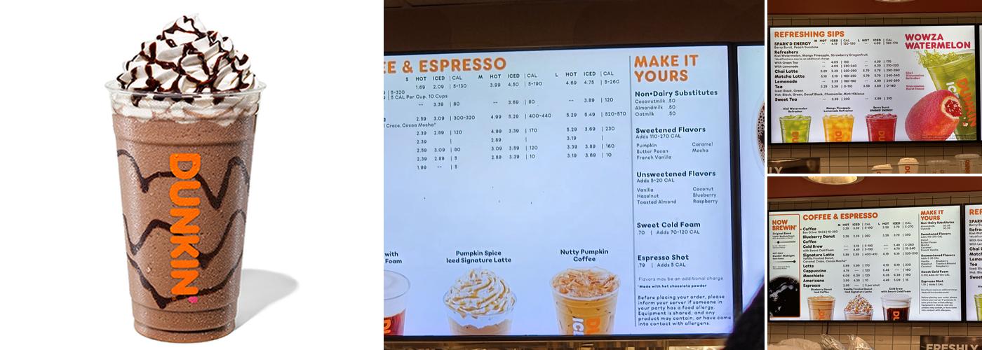 Dunkin' Menu