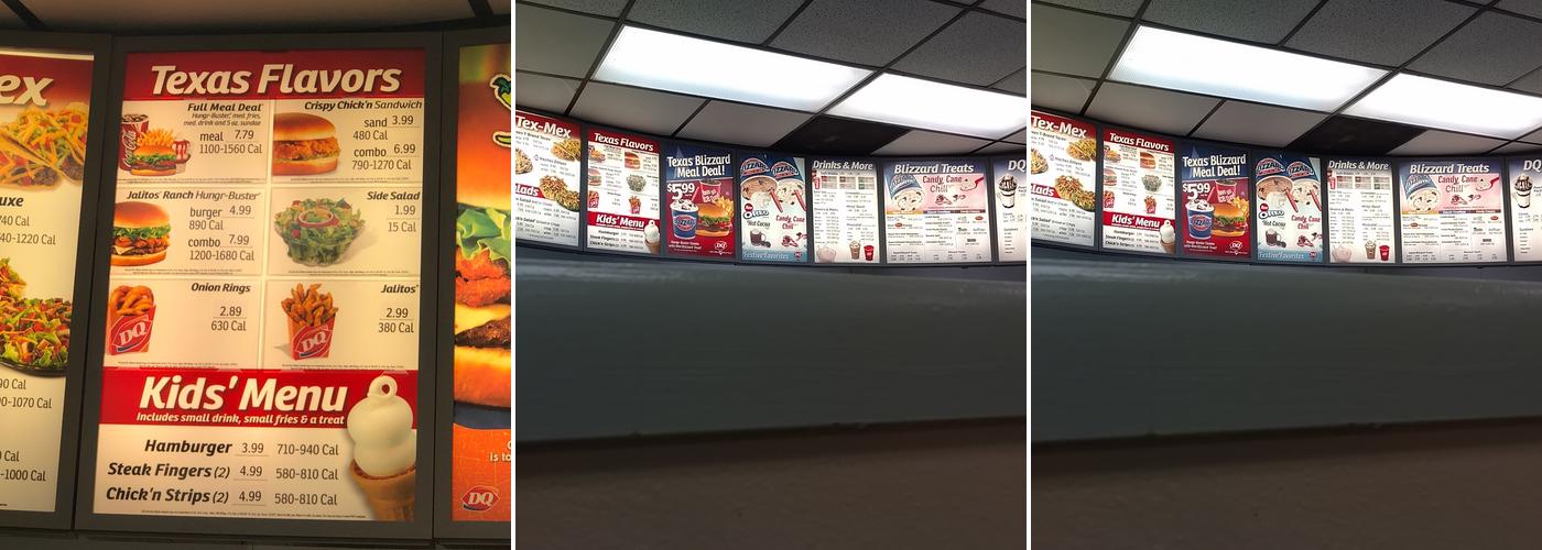 Dairy Queen Menu