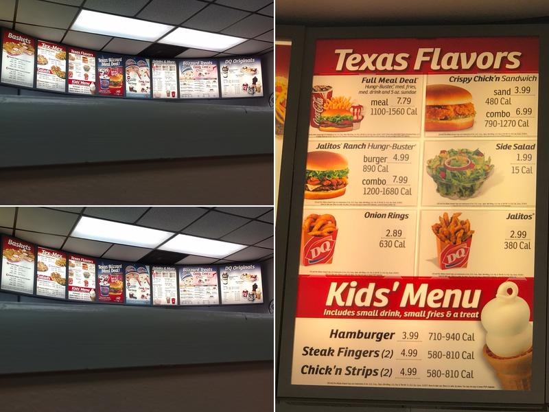 Dairy Queen Menu