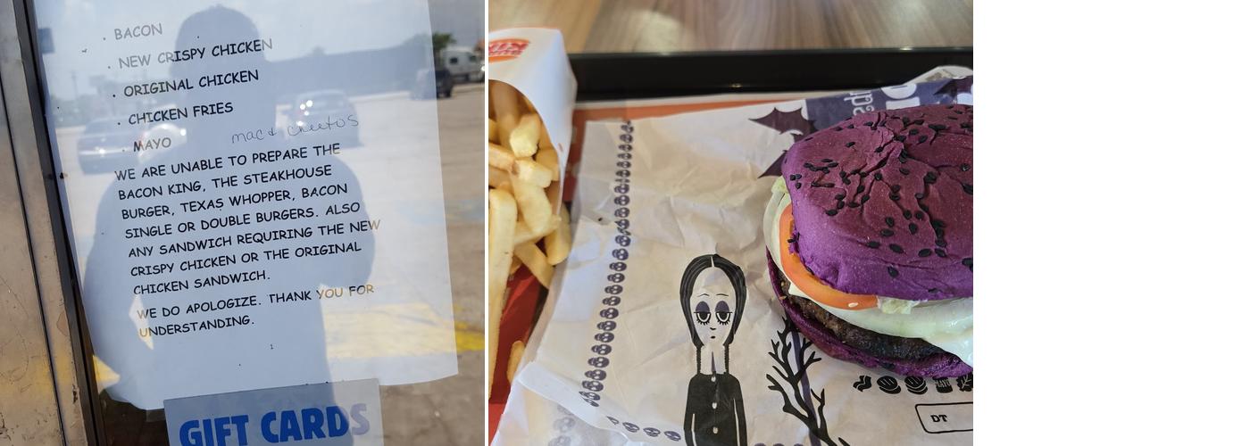 Burger King Menu