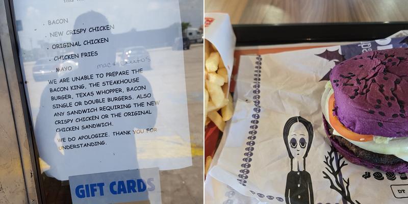 Burger King Menu