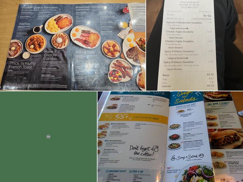 IHOP Menu