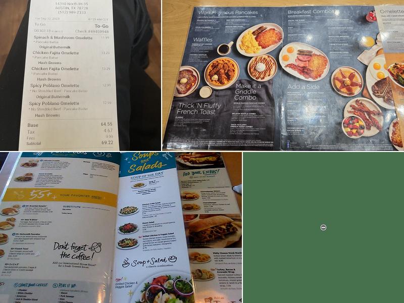IHOP Menu
