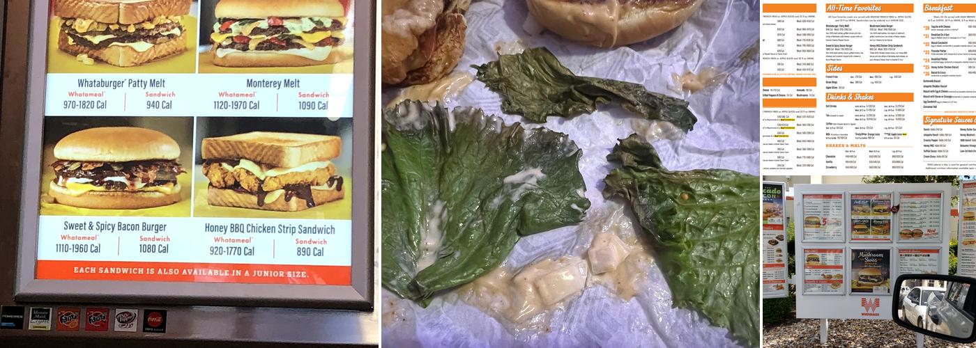 Whataburger Menu