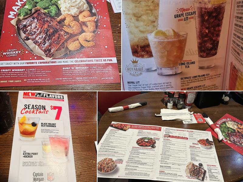 TGI Fridays Menu