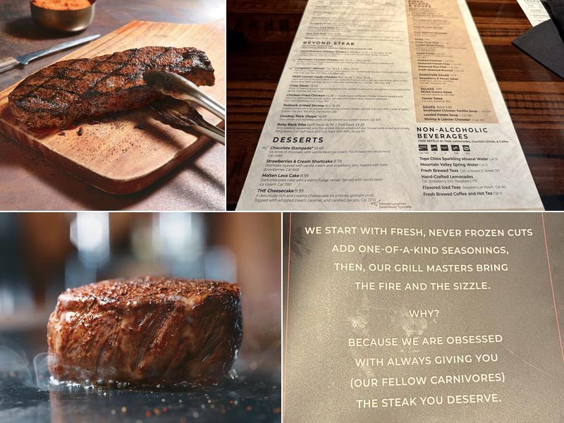 LongHorn Steakhouse Menu