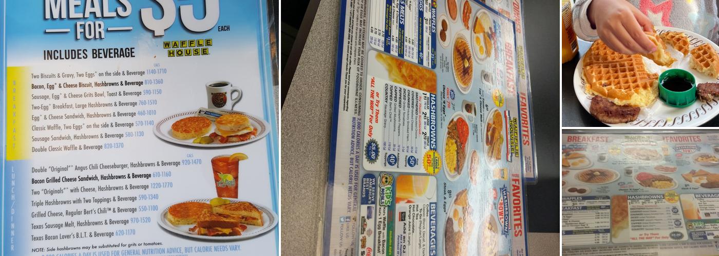Waffle House Menu