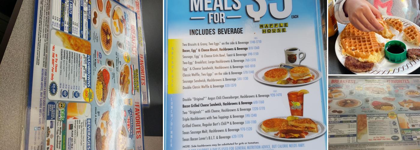 Waffle House Menu