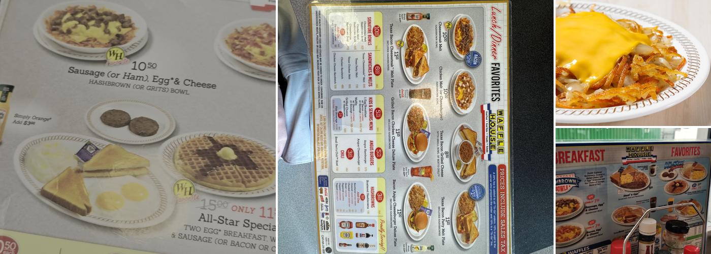 Waffle House Menu
