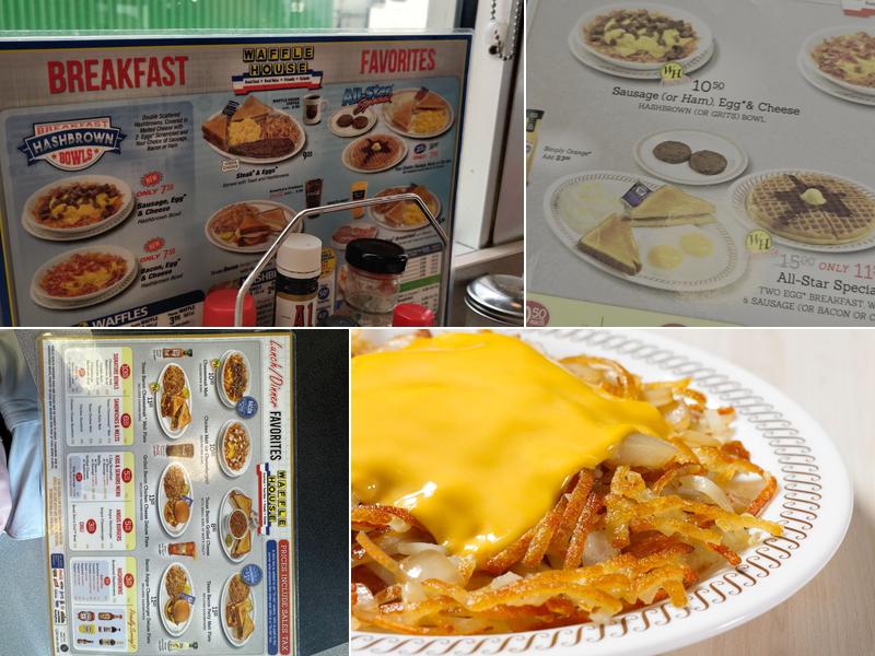 Waffle House Menu