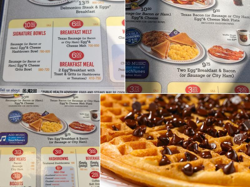 Waffle House Menu