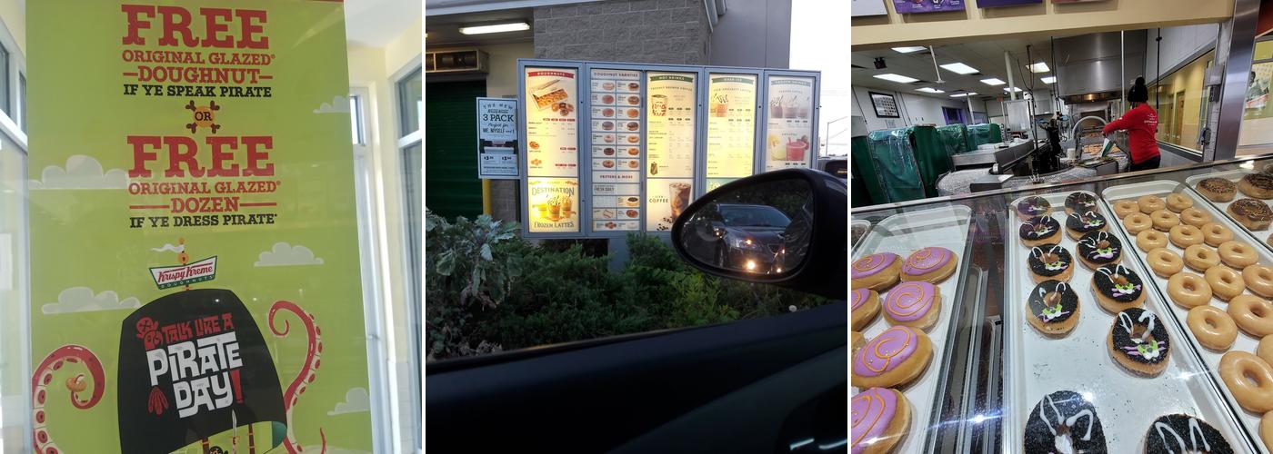 Krispy Kreme Menu
