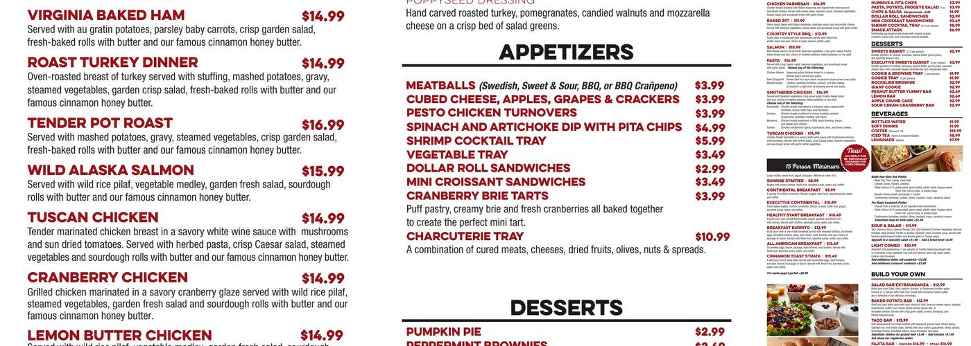 Apple Spice Box Lunch Delivery & Catering Menu