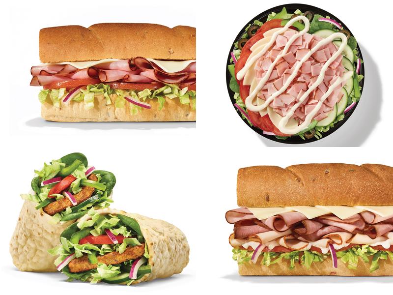 Subway Menu