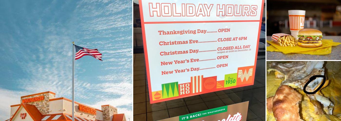 Whataburger Menu