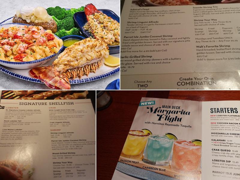 Red Lobster Menu