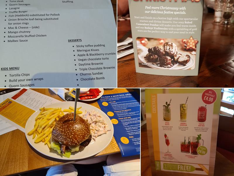 Roman Way Beefeater Menu