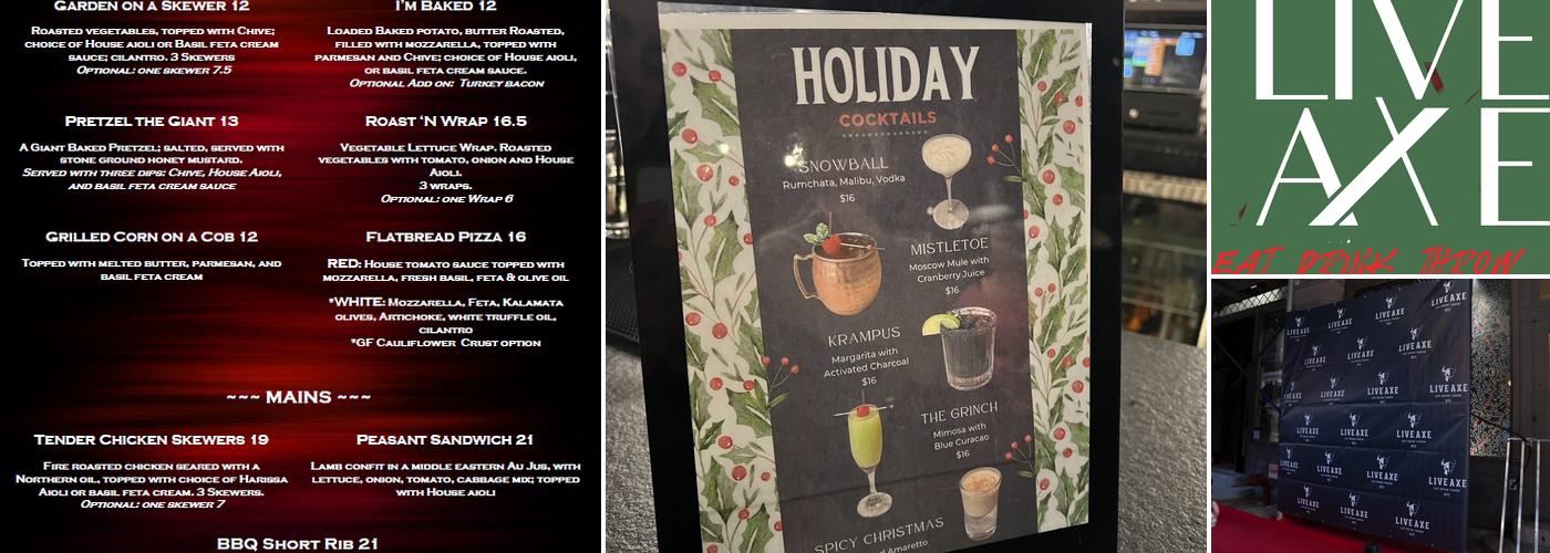 Live Axe Menu