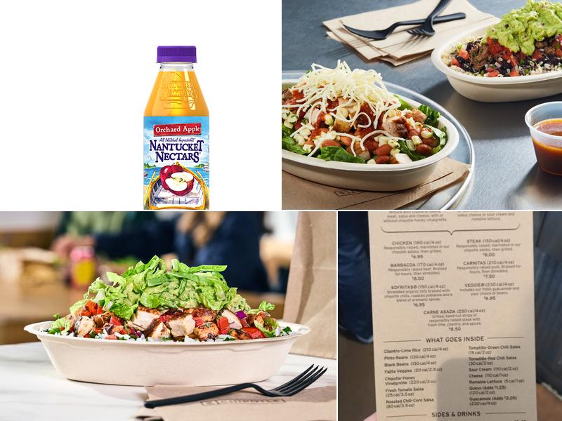 Chipotle Mexican Grill Menu