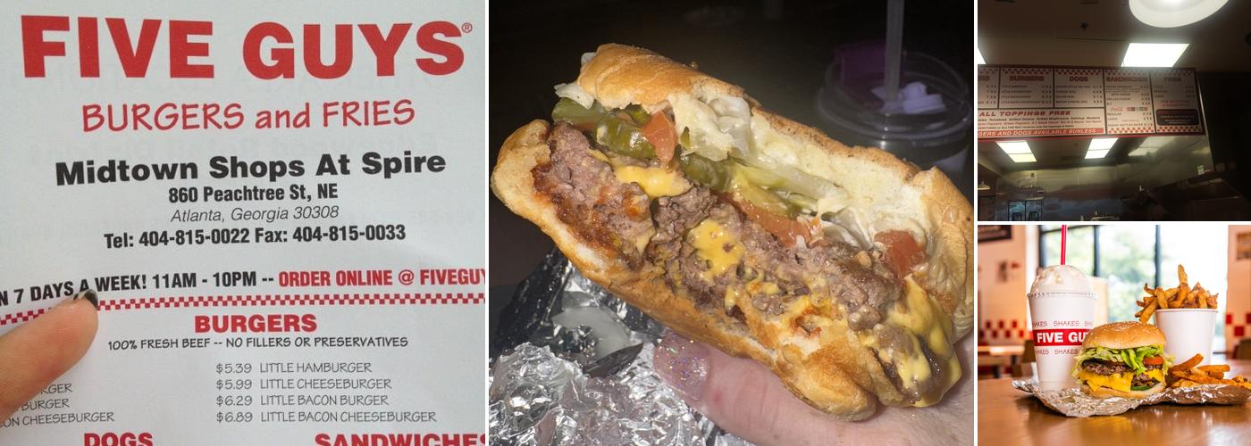 Five Guys Menu