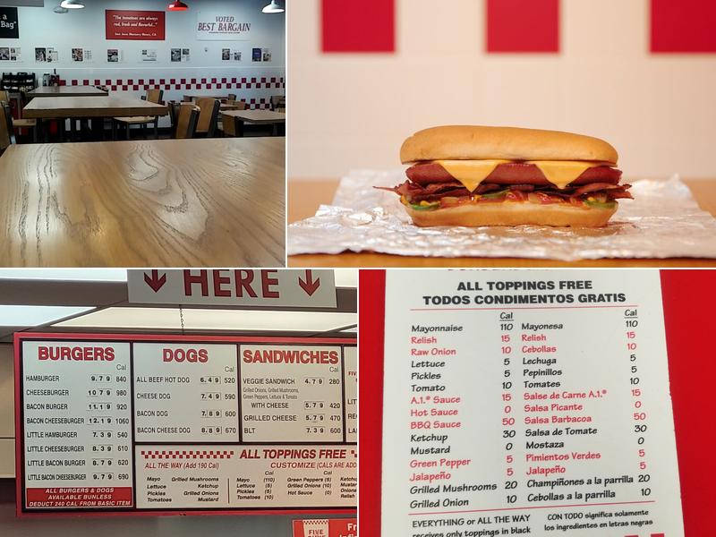 Five Guys Menu