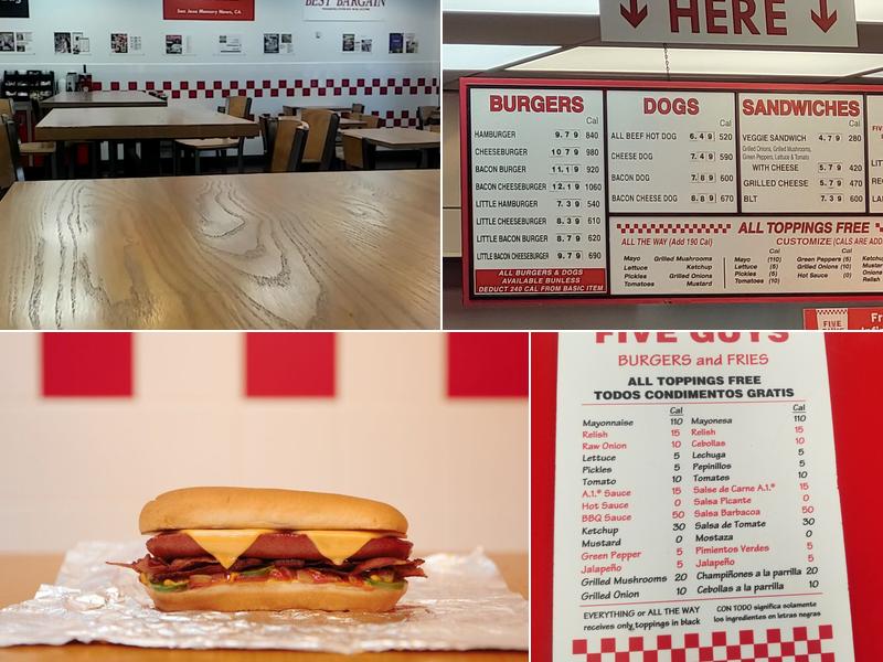 Five Guys Menu