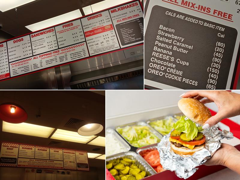 Five Guys Menu
