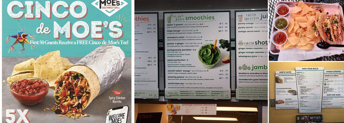 Moe's Southwest Grill Menu