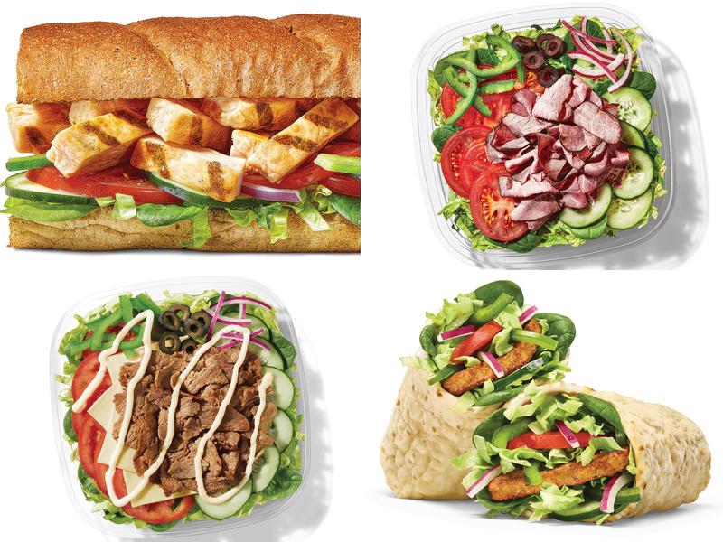Subway Menu
