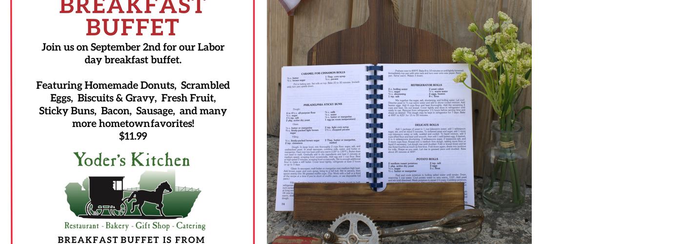 Echo Printers / Kitchen of Doris Yoder Menu