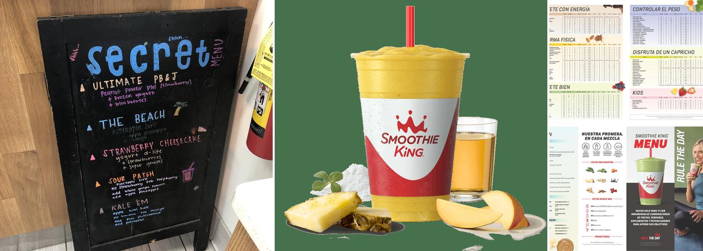 Smoothie King Menu