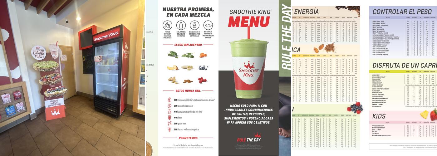 Smoothie King Menu