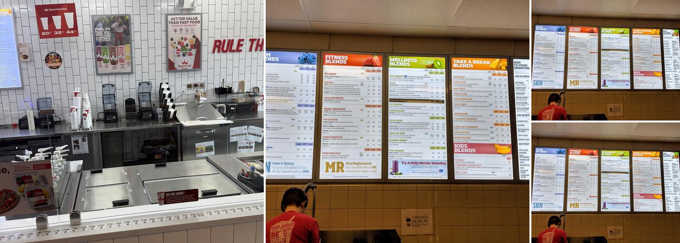 Smoothie King Menu