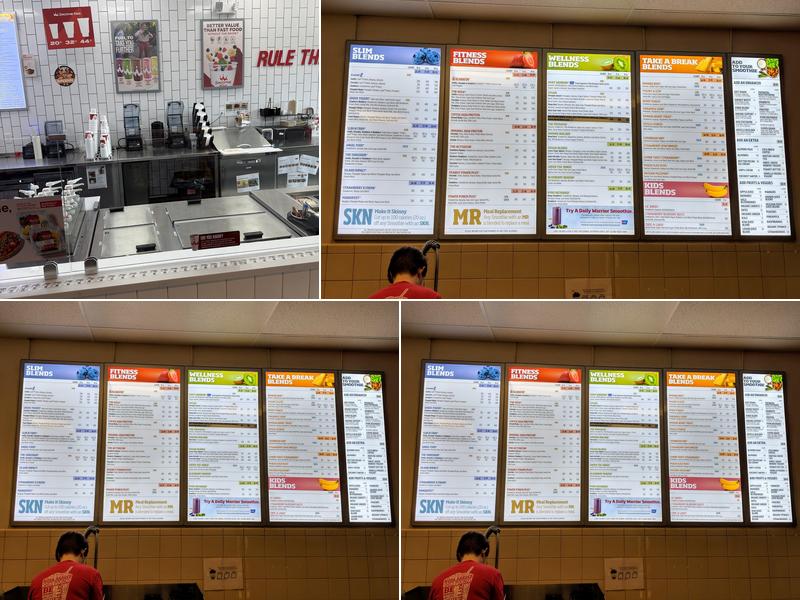Smoothie King Menu