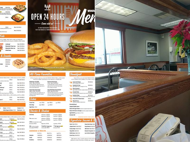 Whataburger Menu