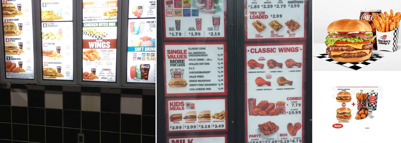 Checkers Menu