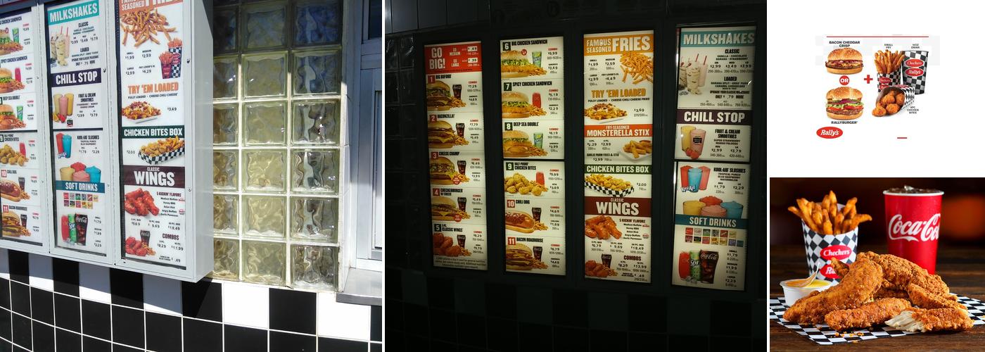Checkers Menu