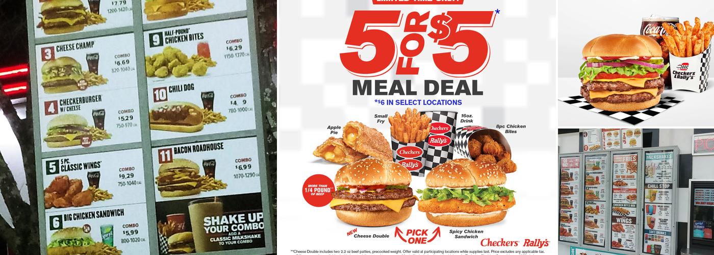 Checkers Menu