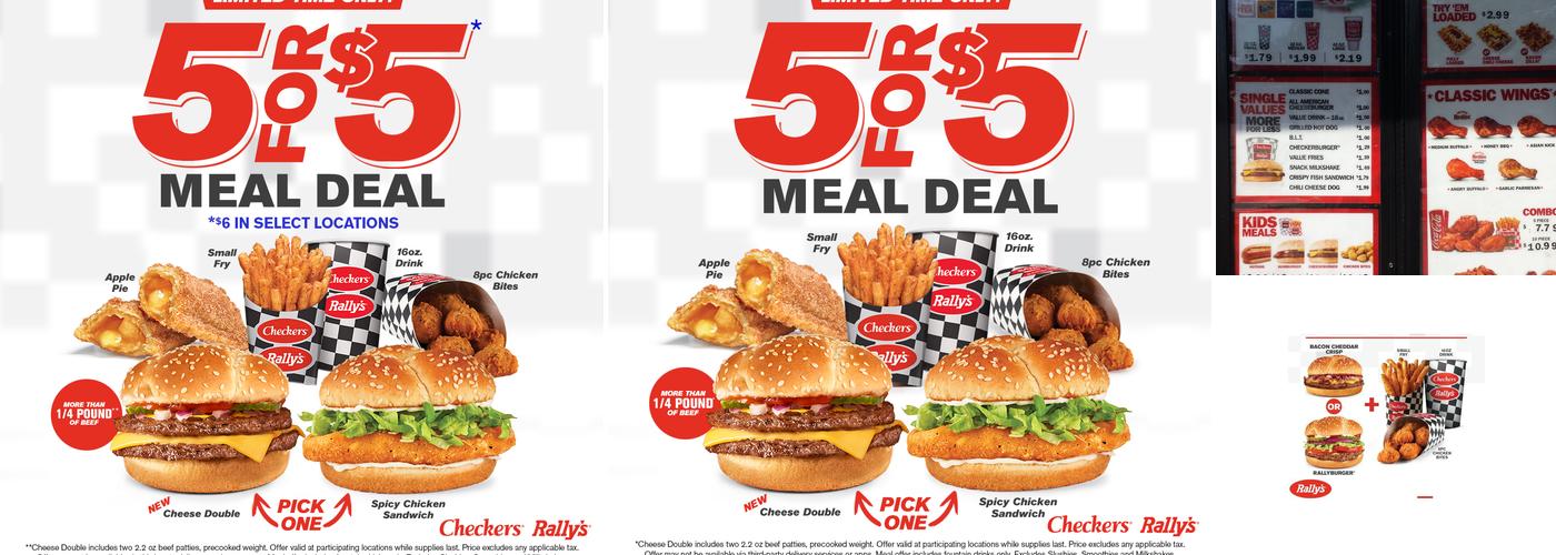 Checkers Menu