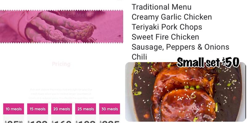 Perfectly Plated Menu