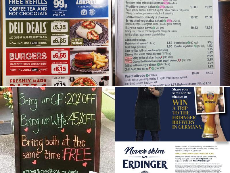 Castle In The Air - JD Wetherspoon Menu