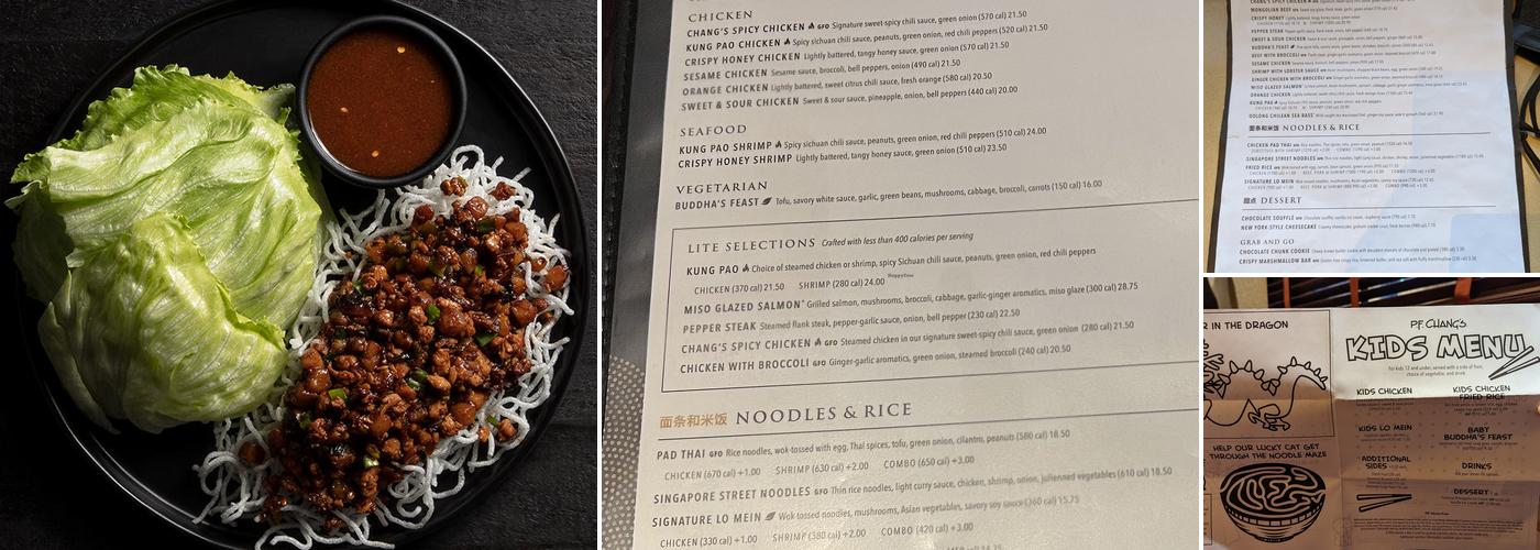 P.F. Chang's Menu