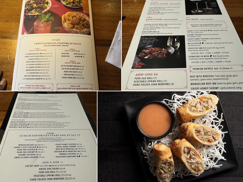 P.F. Chang's Menu