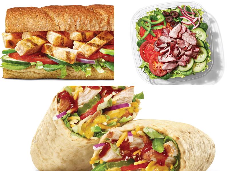 Subway Menu