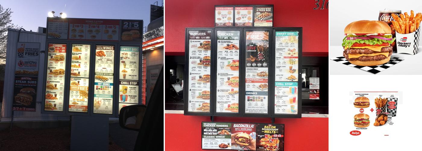Checkers Menu