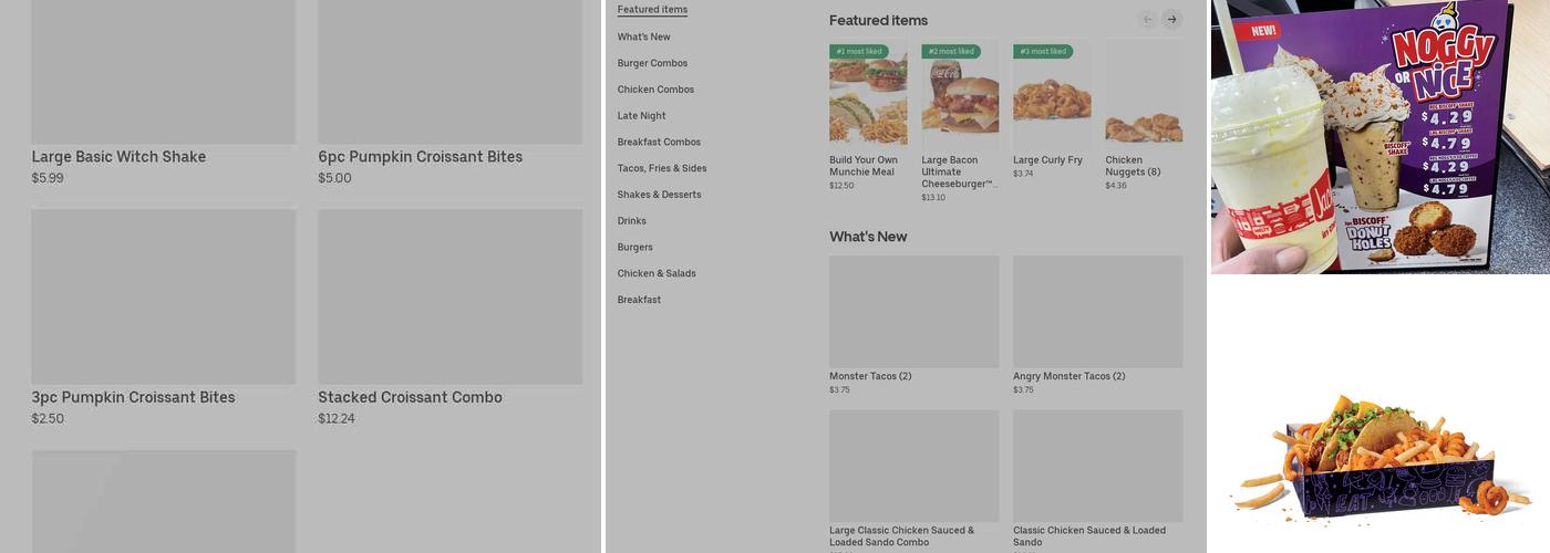 Jack In The Box Menu