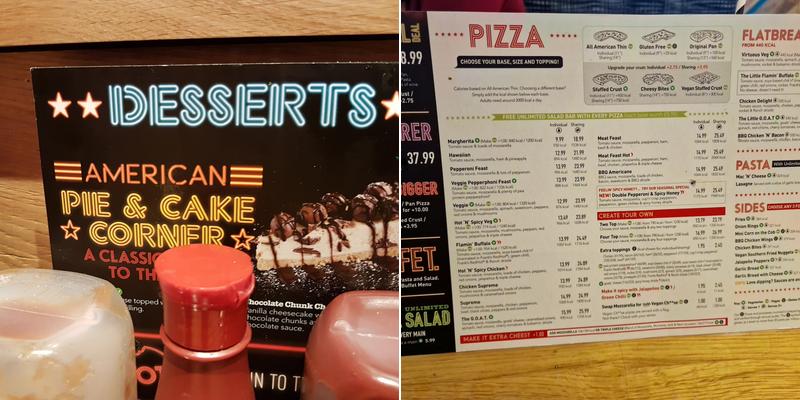 Pizza Hut Restaurants Menu