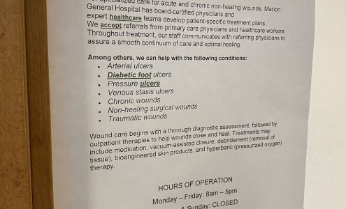 Marion Health Advanced Wound Ostomy & Hyperbaric Medicine Center