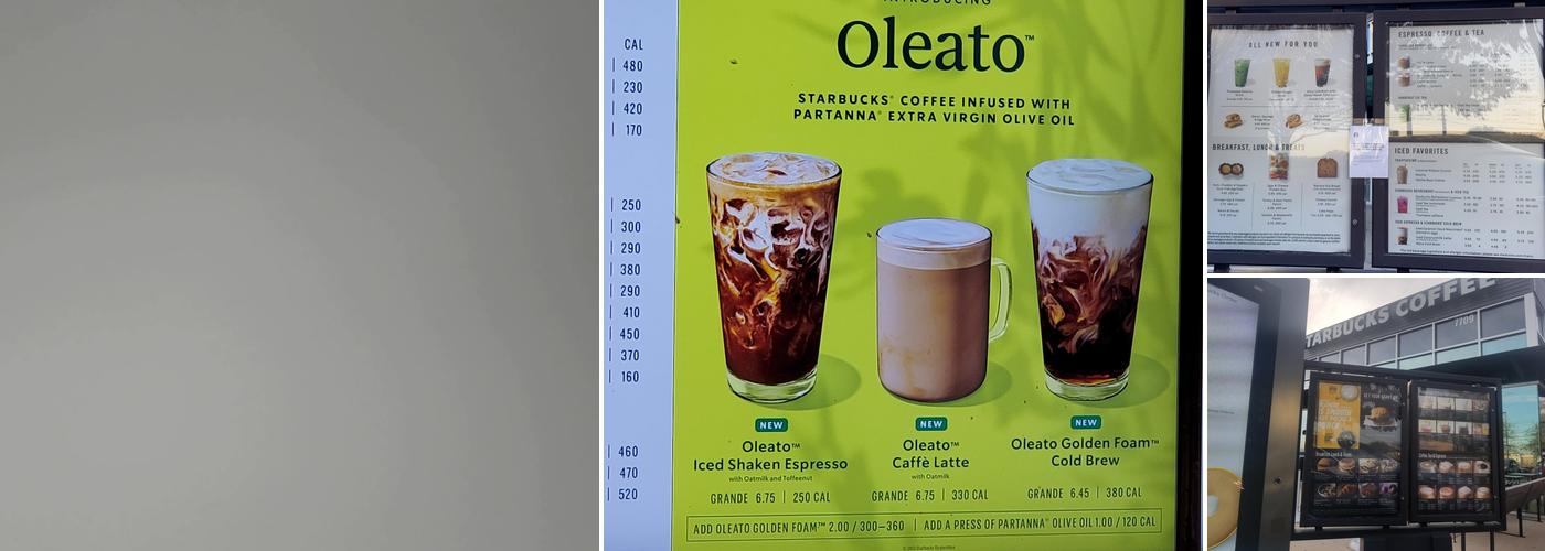 Starbucks Menu