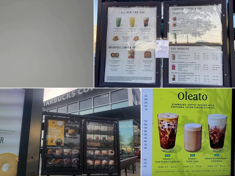 Starbucks Menu
